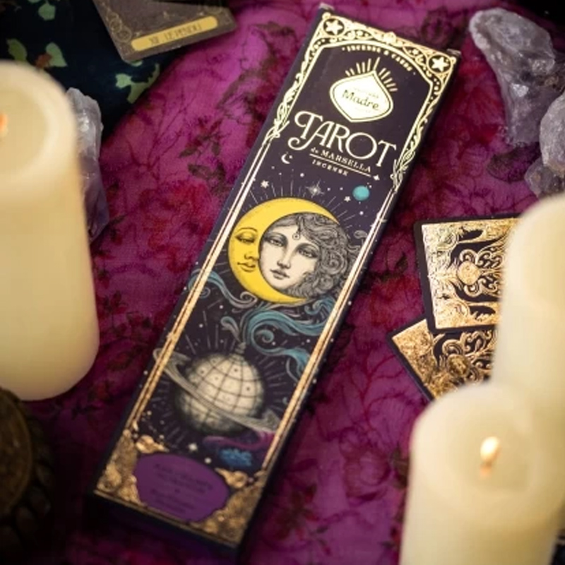 Sahumerio Sagrada Madre, Tarot de Marsella Nag Champa 9u