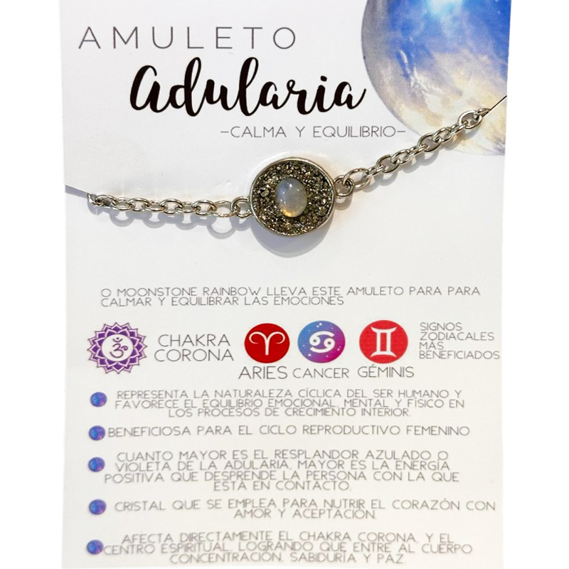 Pulsera Gema Pirita y Piedra de la Luna