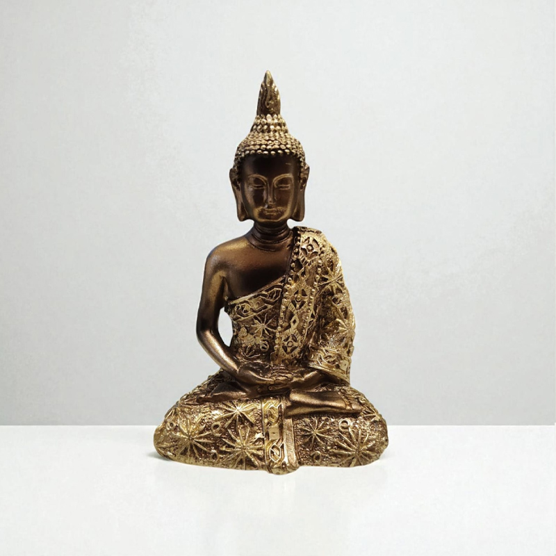 Buda Color Bronce Modelo N°3 8cm