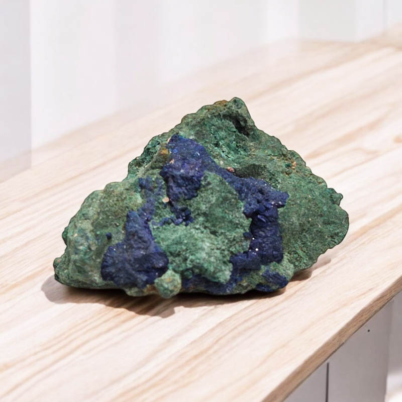 Azurita con Malaquita