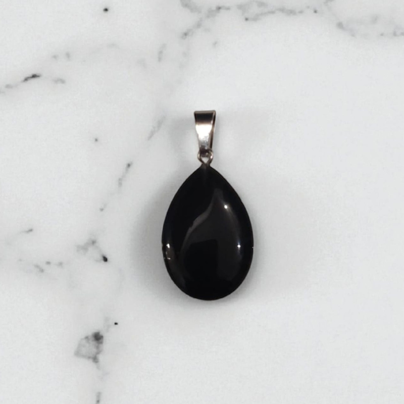 Dije Gema Onix Negro Gota