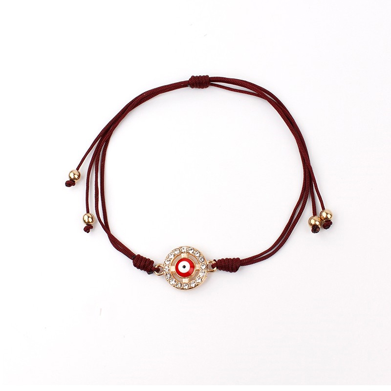 Pulsera Hilo Bordo Amulet Shine