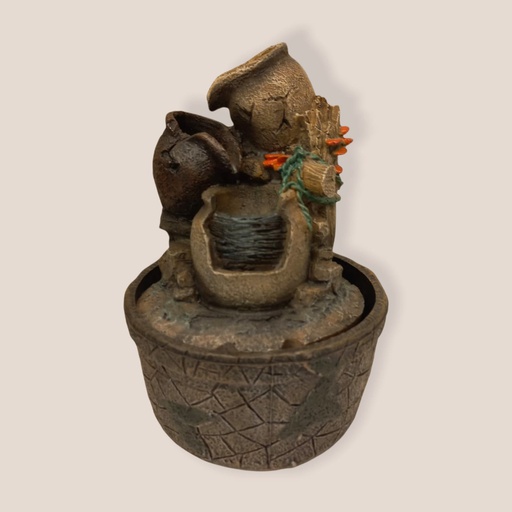 Fuente de Agua con Luz LED 18cm