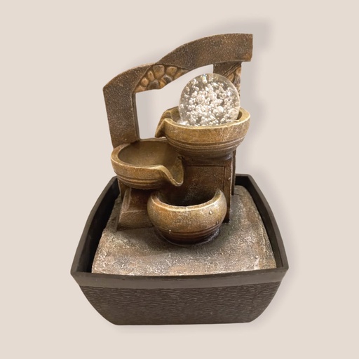 Fuente de agua con Luz LED 18cm