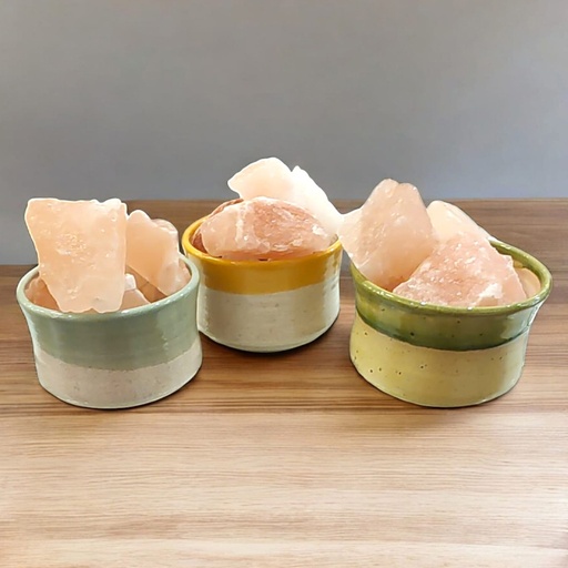 Lámpara de Sal Del Cuenco Cerámica Colores Varios