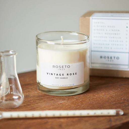Vela Aromática Roseto Vintage Rose 250gr