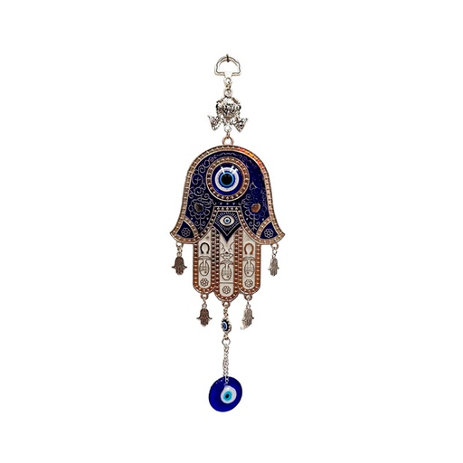 Colgante Mano de Fátima con Ojo Turco 27cm N°2