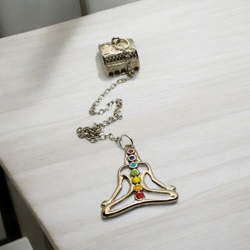 Apagavelas con Cadena Meditacion 7 Chakras Buda