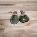 Dije Gema Cuarzo Verde Rolado