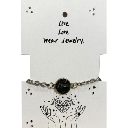 Pulsera Gema Turmalina en Bruto