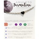 Pulsera Gema Corazon con Turmalina