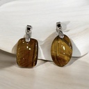 Dije Gema Ojo de Tigre Modelos Varios Medianos/Grandes