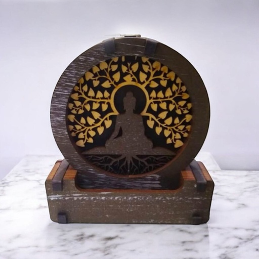 Cascada de Humo Madera Buda Colores Varios