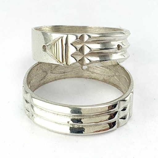 Anillo Atlante Plata 925 N° 28