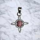 Dije Nudo de Brujas Mediano Rodocrosita Rolada