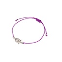 Pulsera Hilo Amuleto Buda Purpura