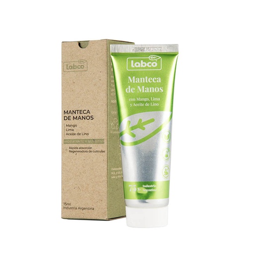 Manteca de Manos Mango, Lima y Aceite de Lino 75ml, Labco