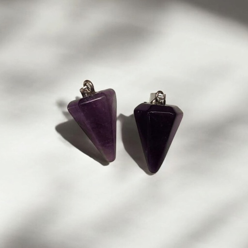 Dije Gema Amatista Pendulo