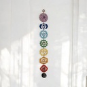 Tira Hindu Madera 7 Chakras con Om 57cm