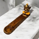 Porta Sahumerio y Porta Velas Ganesha Ojos Naranja