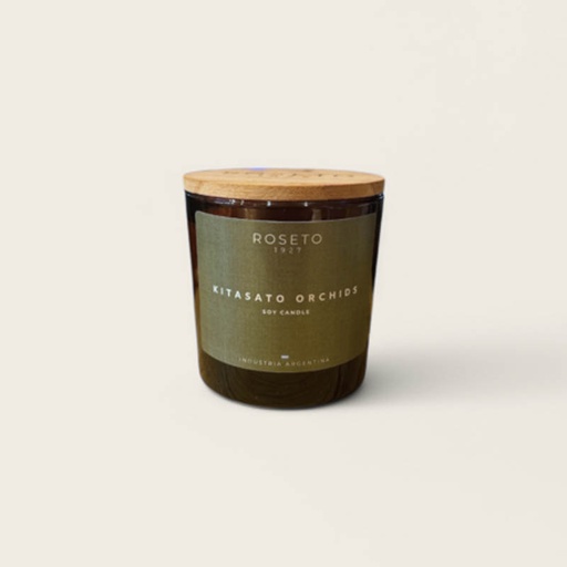 Vela Aromática Roseto Kitasato Orchids 250gr