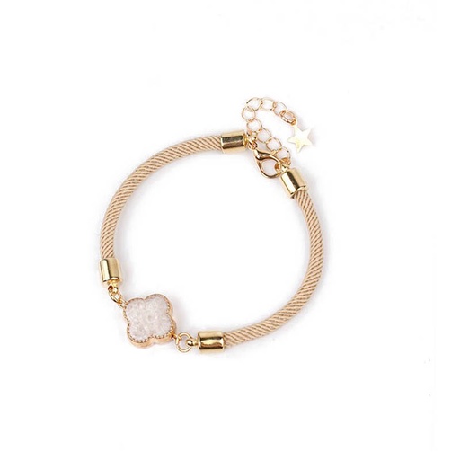 Pulsera Trendy Clover Nacar