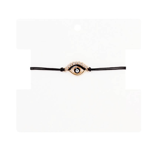 [99685] Pulsera Hilo Amuleto Ojo con Negro
