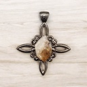 Dije Nudo de Brujas XL Citrino en Bruto