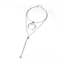 Collar Plateado Luna