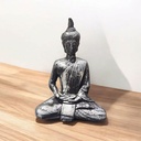 Buda Gris Meditando 19cm