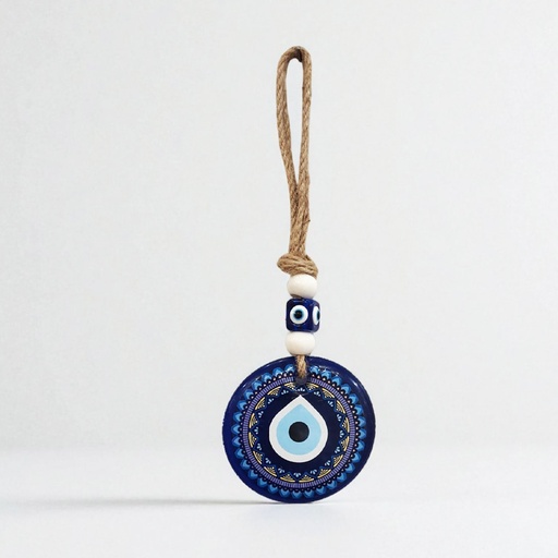 [6902408131529] Colgante Vidrio Ojo Turco 23cm Modelo N°1