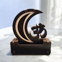 Cascada de Humo Madera Luna con Om