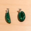 Dije Gema Malaquita Modelos Varios Grandes