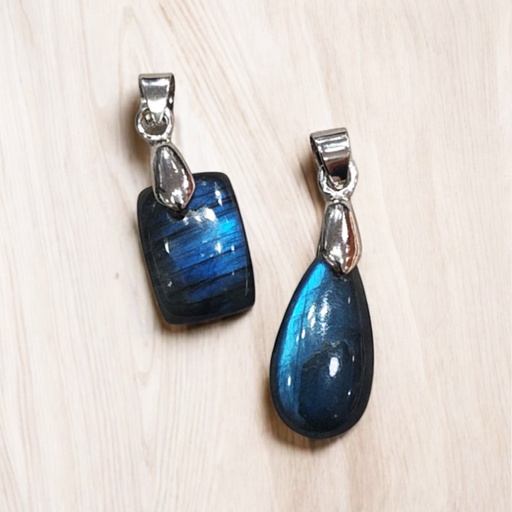 Dije Gema Labradorita Modelos Varios Grandes