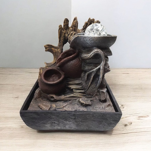 Fuente de Agua con Luz LED Mediana N°23