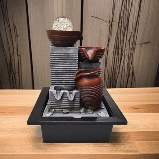 Fuente de Agua con Luz LED Mediana N°24