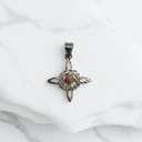 Dije Nudo de Brujas Mini Rodocrosita Rolada