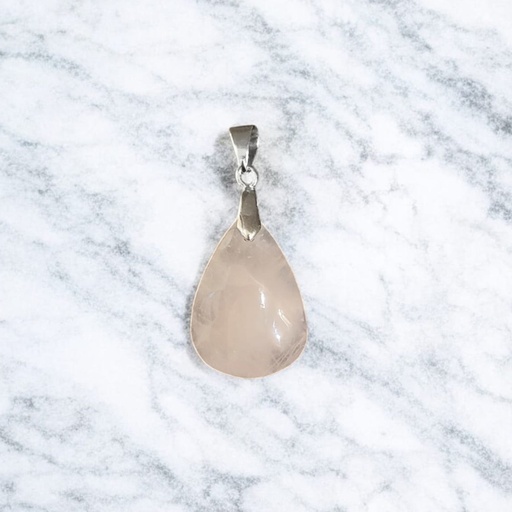 Dije Gema Cuarzo Rosa Chico