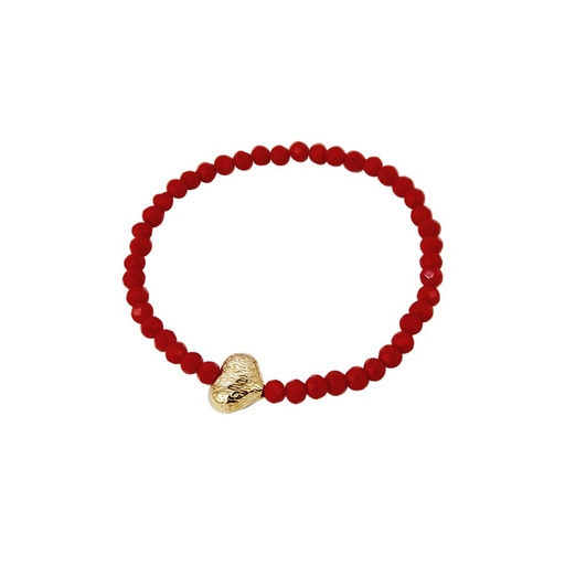 Pulsera ELastica Roja Luck con Mano de Fatima y Estrella