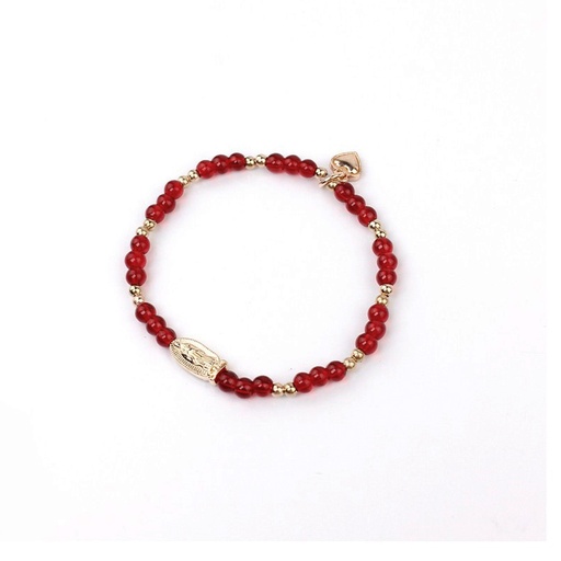 Pulsera Elastica Roja Blessed Love