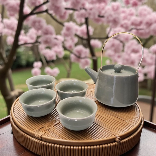 Juego Tetera con 4 Tazas