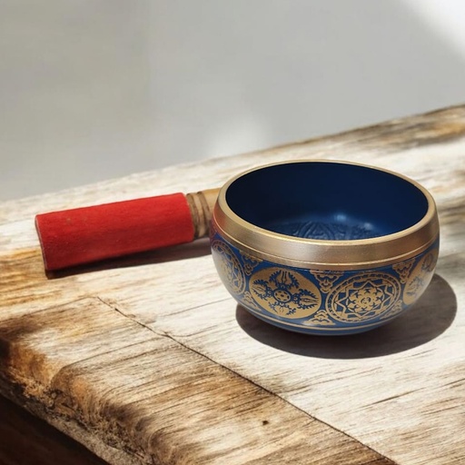 Cuenco Tibetano 9.5cm Azul