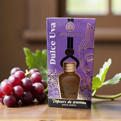 Difusor para Auto Aromanza Uva Dulce 12ml