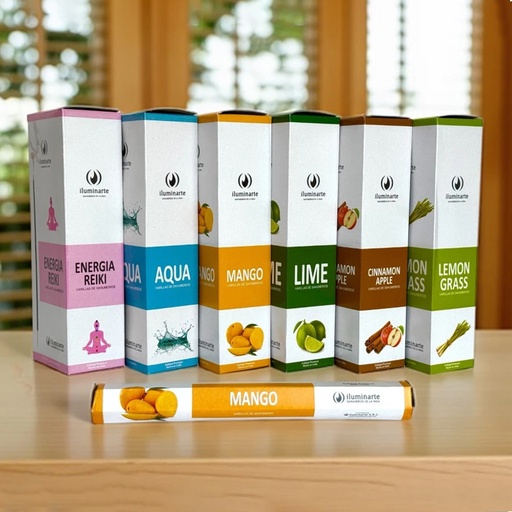 Sahumerio Iluminarte Linea Blanca Super Sandalo x15u