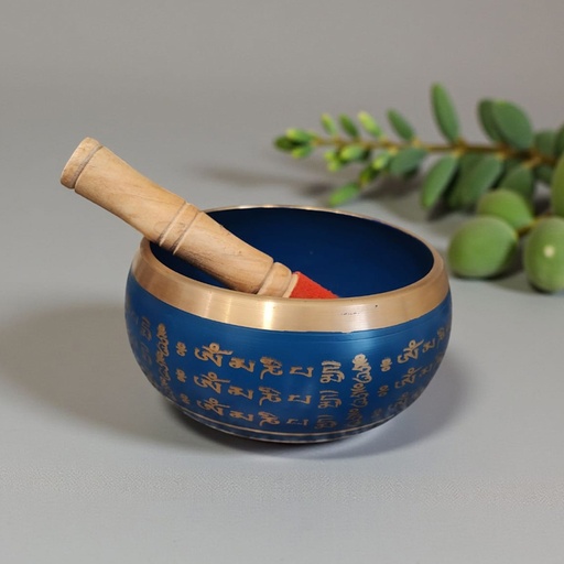 Cuenco Tibetano 16cm Azul