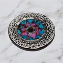 Porta Sahumerio Redondo Con Mosaicos y Espejos